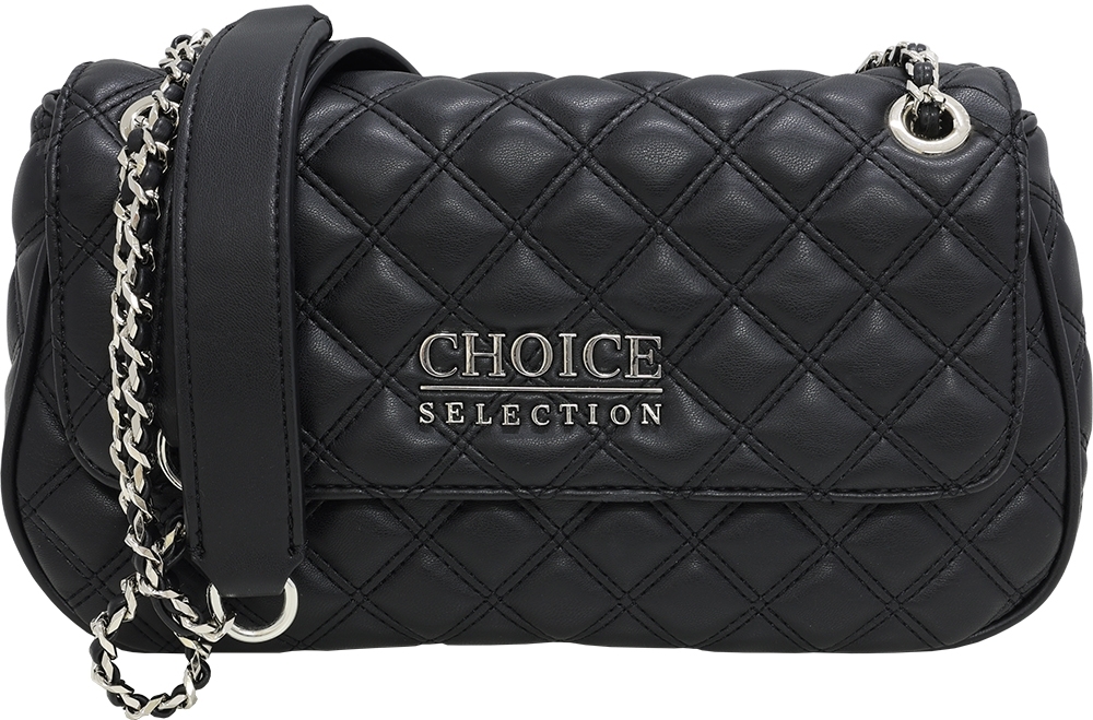 Bolsa Choice KL003 Black/Silver - Feminina